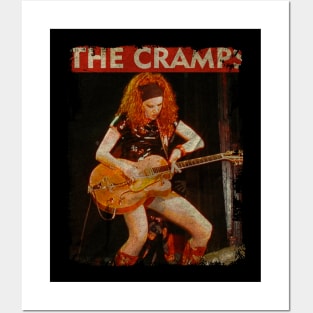 TEXTURE ART- The Cramps 1982 - RETRO STYLE 4 Posters and Art